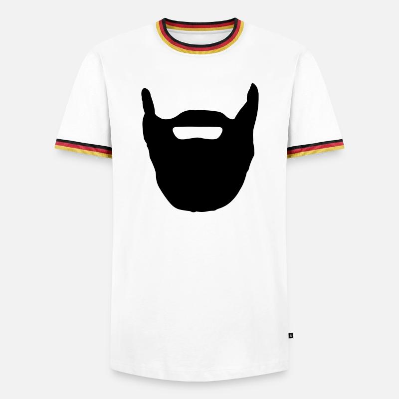 Beard - Men's Ringer Shirt - white/tricolour