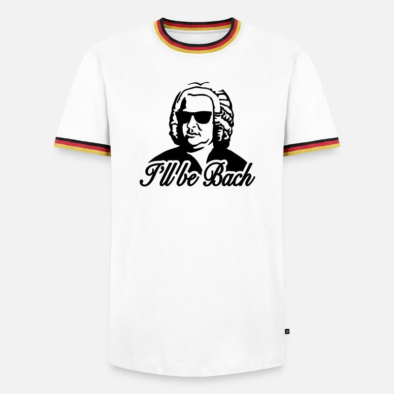 I'll be bach 2b - Men's Ringer Shirt - white/tricolour