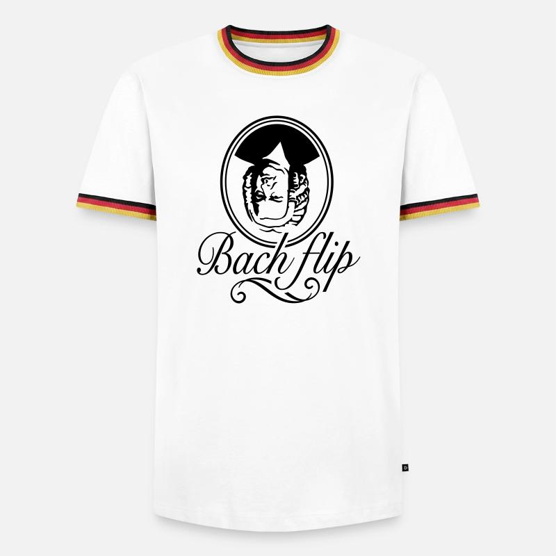 Bach Flip - Men's Ringer Shirt - white/tricolour