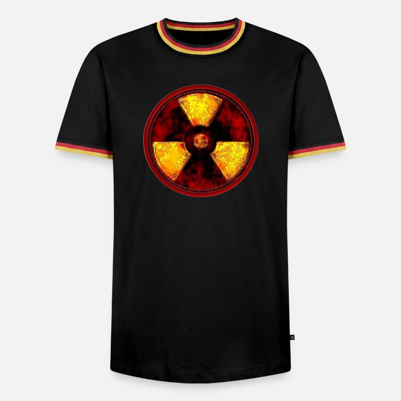 Radioactive - Men's Ringer Shirt - black/tricolour