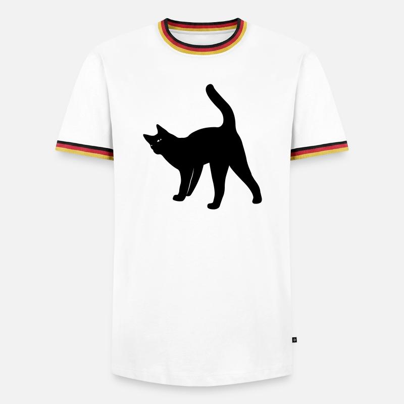 Cat cat - Men's Ringer Shirt - white/tricolour