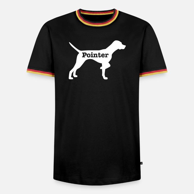 Pointer - Men's Ringer Shirt - black/tricolour