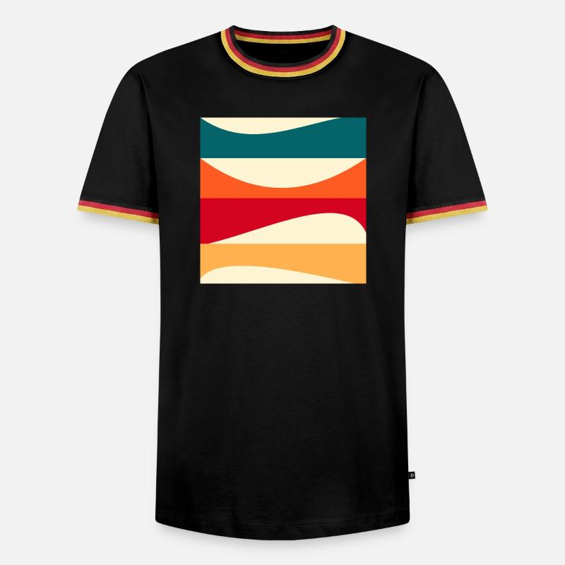 Constructivisme - ART MODERNE - CONTEXTE - T-shirt contrasté Homme - noir/tricolore