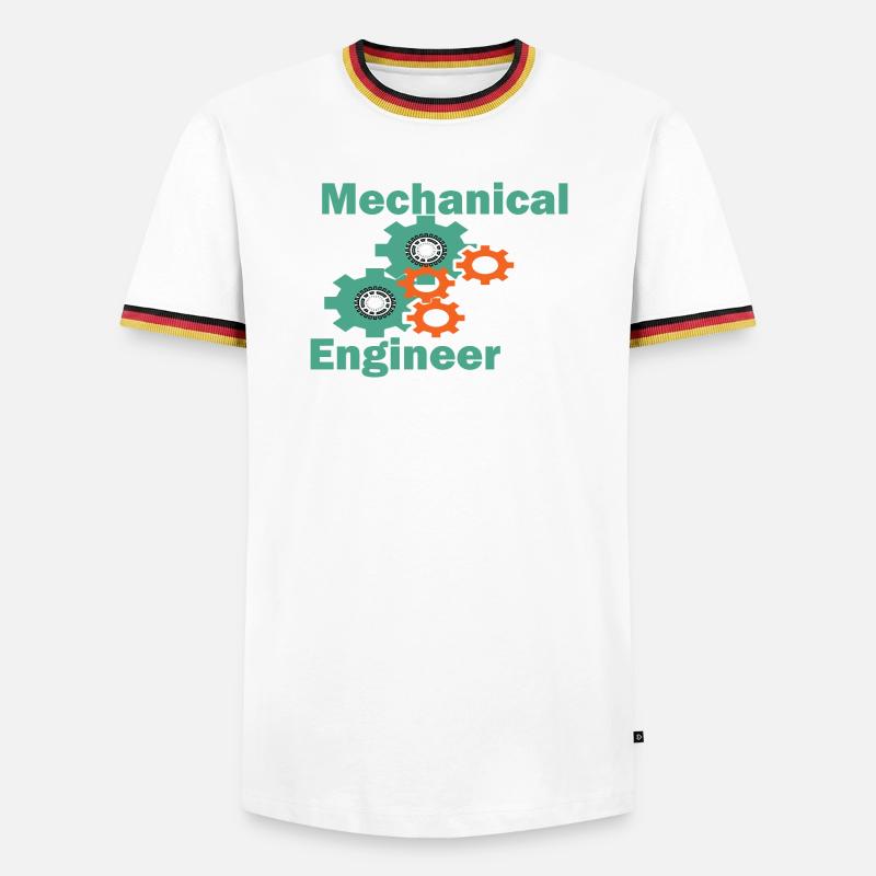 Mechanical Engineering Funny Engineer - Men's Ringer Shirt - white/tricolour