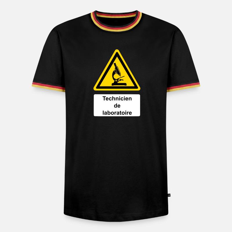 Laboratory Technician - Men's Ringer Shirt - black/tricolour