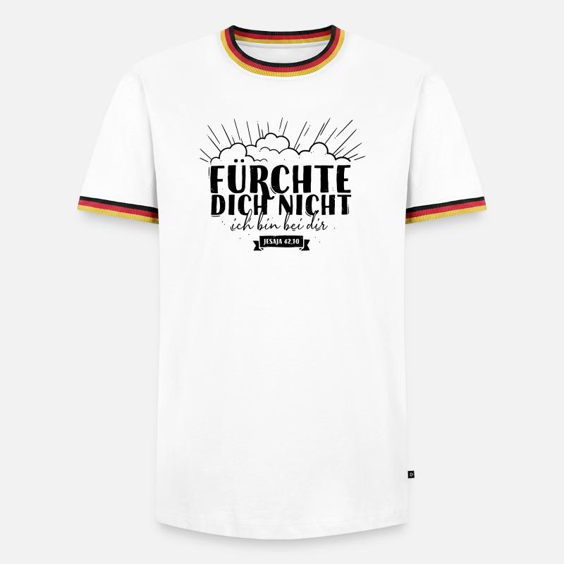 Fear not - Men's Ringer Shirt - white/tricolour