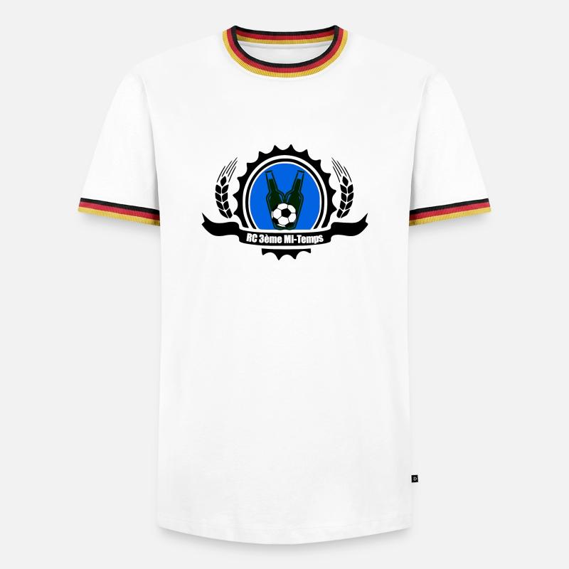 RC 3rd Half - Men's Ringer Shirt - white/tricolour