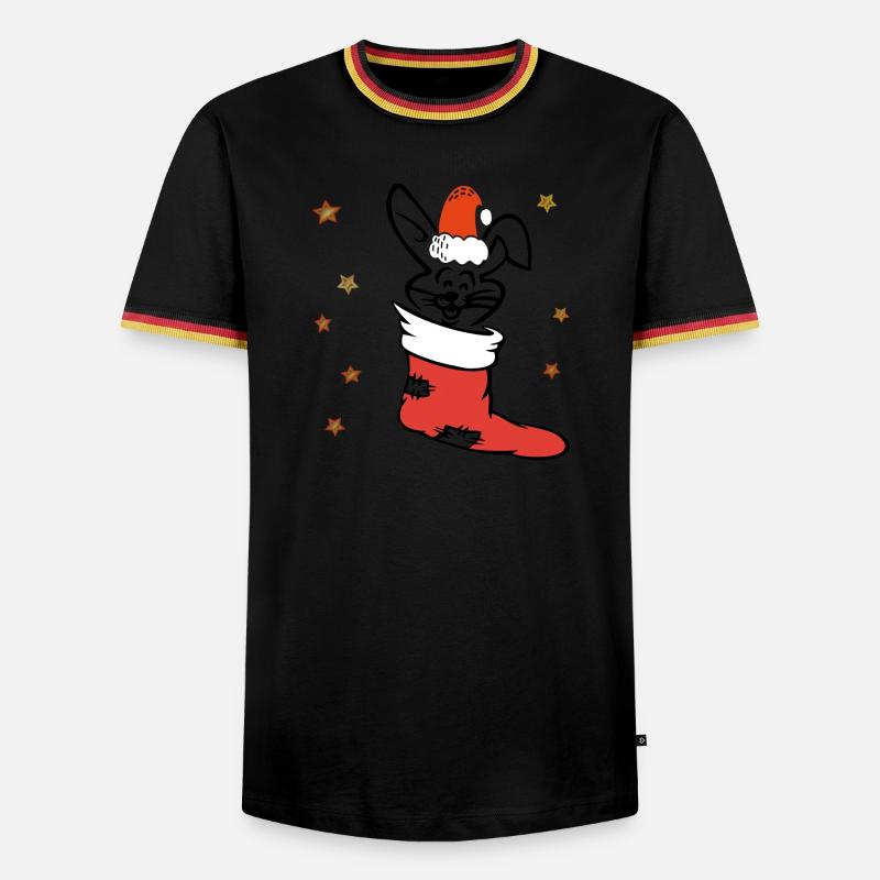 Easter Bunny St. Nicholas - Men's Ringer Shirt - black/tricolour