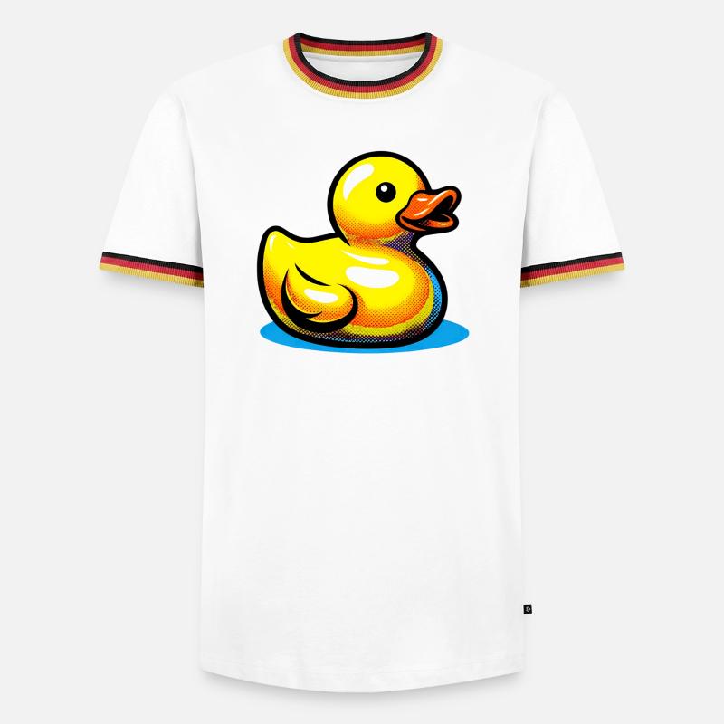 Duckling Duck Duck Duck - Men's Ringer Shirt - white/tricolour