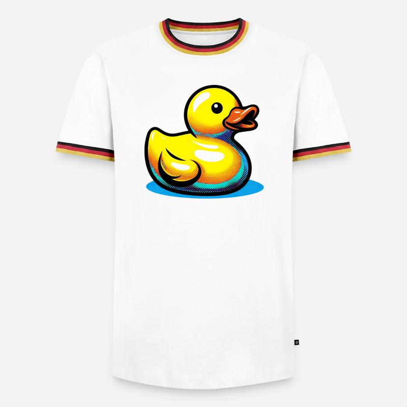 Duckling Duck Duck Duck - Men's Ringer Shirt - white/tricolour