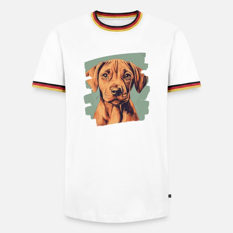 Rhodesian Ridgeback - Men's Ringer Shirt - white/tricolour