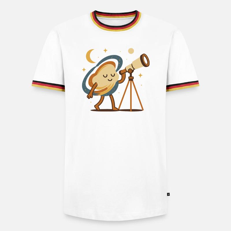 Galactic Explorer - Men's Ringer Shirt - white/tricolour