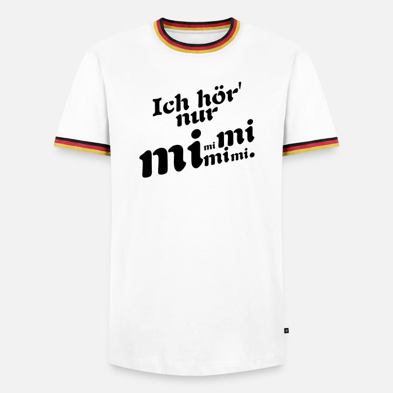 I only hear Mimi! - Men's Ringer Shirt - white/tricolour