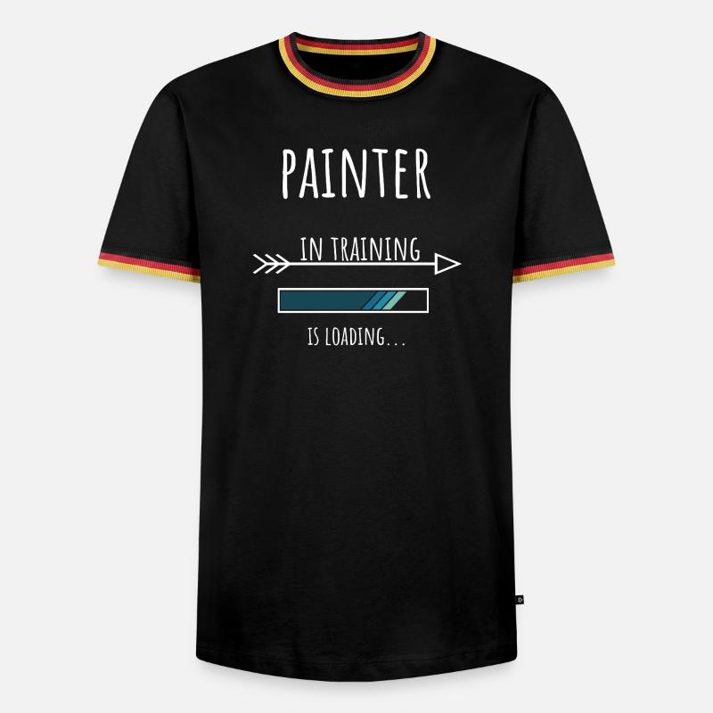 Painter Gift Profession Training Painter - Men's Ringer Shirt - black/tricolour