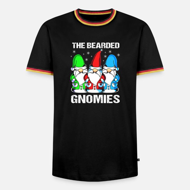 Gnome Bart - Men's Ringer Shirt - black/tricolour