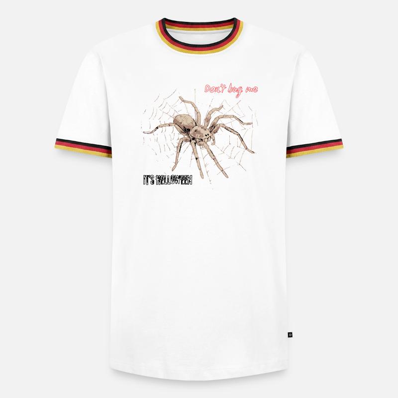 Don’t bug me – it’s Helloween - Männer Kontrast-T-Shirt - Weiß/Dreifarbig