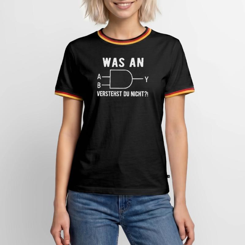 Computer Scientist Nerd Programmer Admin Ges Men's Ringer Shirt