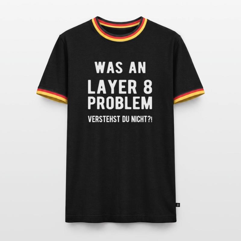 Informatik Admin Entwickler Informatiker Coder Männer Kontrast-T-Shirt