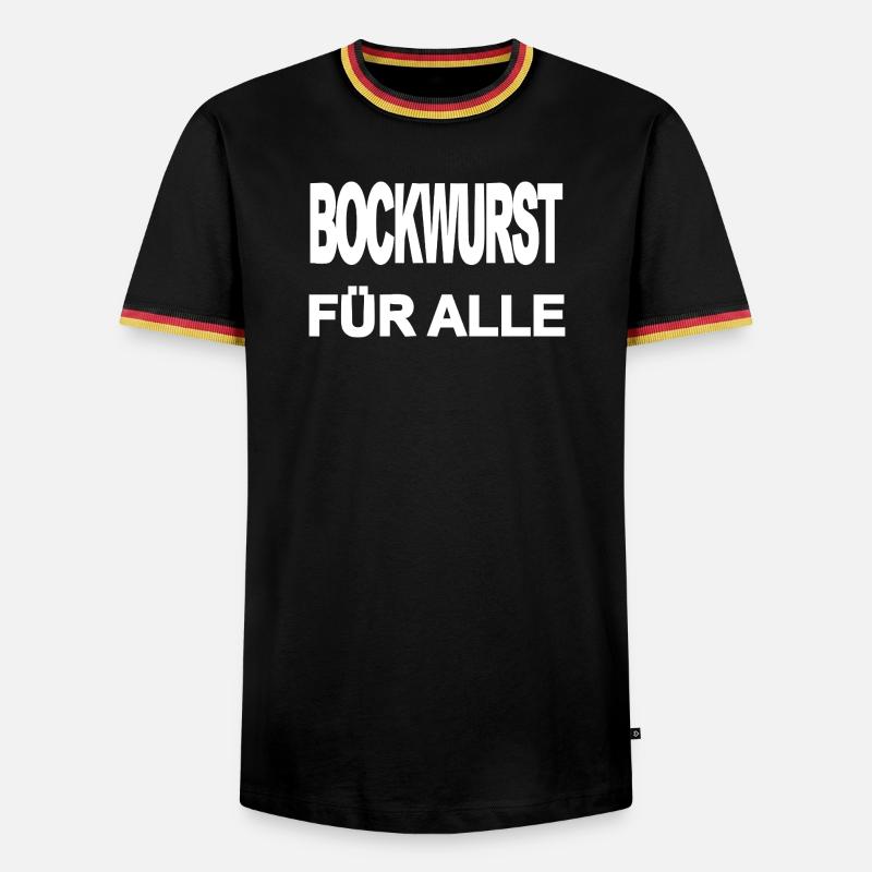 Bockwurst - Men's Ringer Shirt - black/tricolour