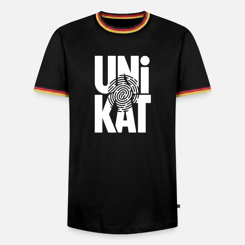 Unique Unique Individual Self-Worth Unique - Men's Ringer Shirt - black/tricolour