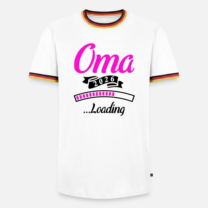 Grandma 2026 Loading - Men's Ringer Shirt - white/tricolour