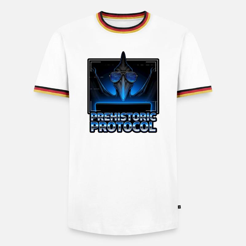 Ancient Protocol Neon - Men's Ringer Shirt - white/tricolour