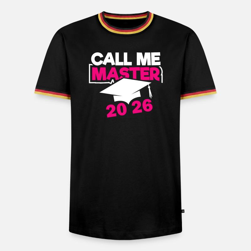 Master 2026 Graduation Graduation - Men's Ringer Shirt - black/tricolour