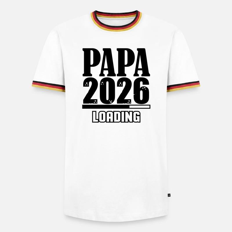 Papa 2026 Loading - Men's Ringer Shirt - white/tricolour