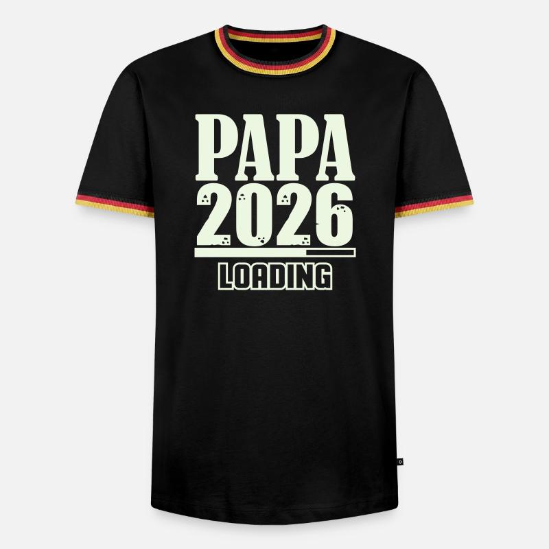 Papa 2026 Loading - Men's Ringer Shirt - black/tricolour