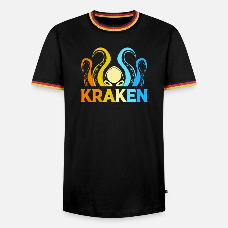Octopus Octopus Octopus Octopus - Men's Ringer Shirt - black/tricolour