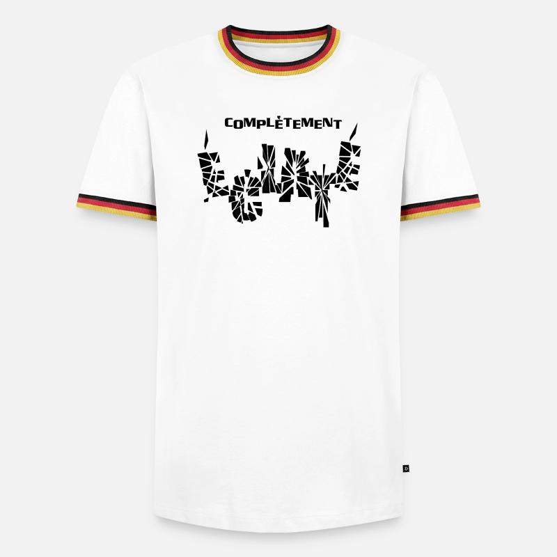 COMPLETELY EXPLODED! - Men's Ringer Shirt - white/tricolour