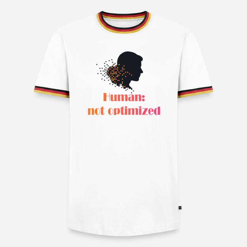 Not Optimized - Men's Ringer Shirt - white/tricolour