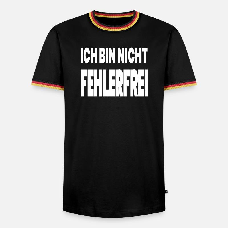 faultless - Men's Ringer Shirt - black/tricolour