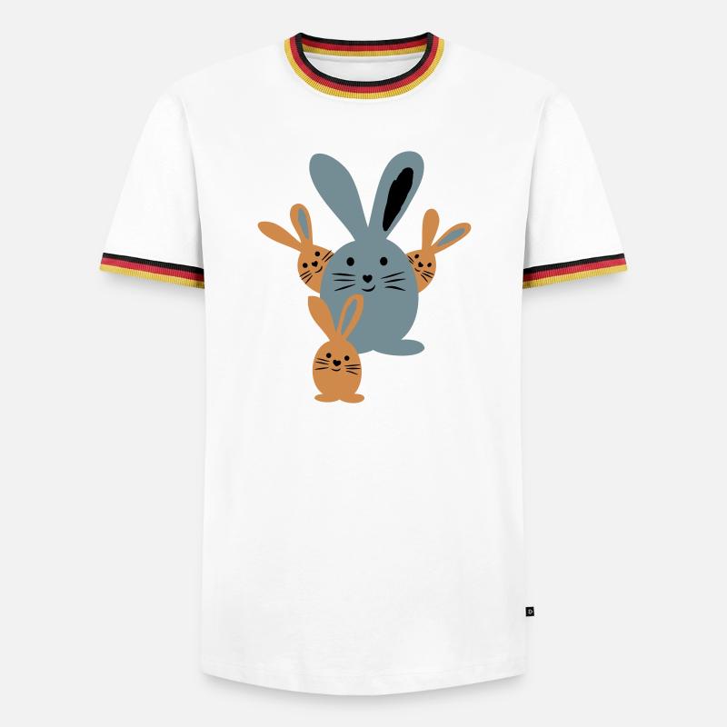 Easter - Men's Ringer Shirt - white/tricolour