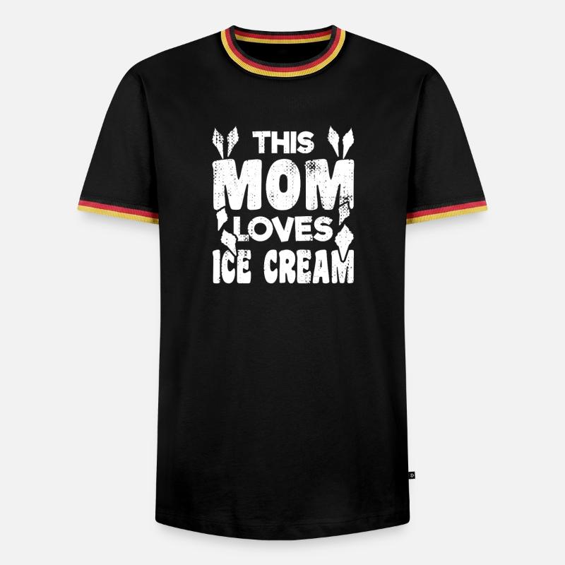 Eiscreme Mutter - Men's Ringer Shirt - black/tricolour