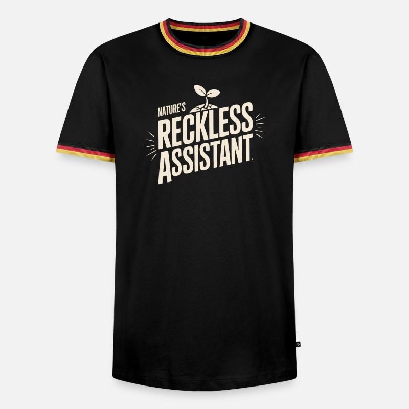 Nature's Reckless Assistant - Men's Ringer Shirt - black/tricolour
