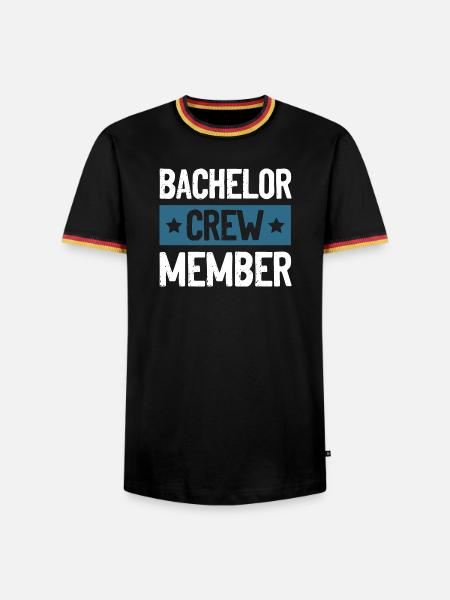 Équipage Bachelor - T-shirt contrasté Homme - noir/tricolore