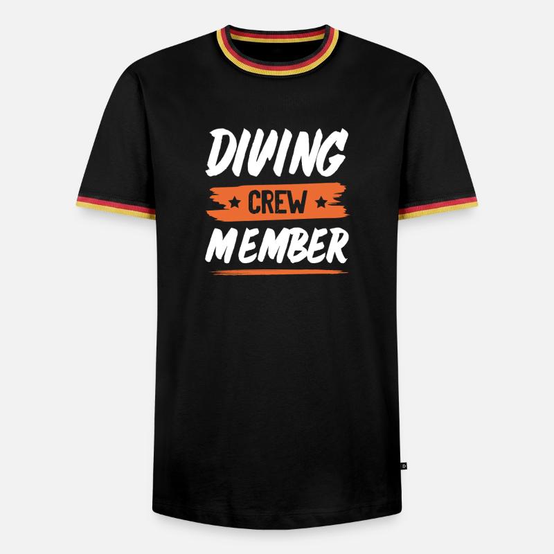 Drinking Crew - Men's Ringer Shirt - black/tricolour