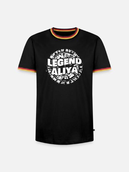 Aliya as a first name - Men's Ringer Shirt - black/tricolour