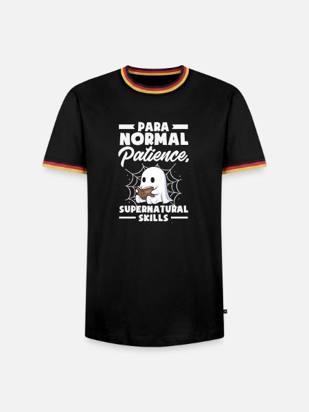 Para Normal Activities Sped-lehrer - Männer Kontrast-T-Shirt - Schwarz/Dreifarbig