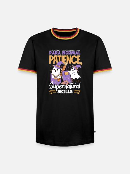 Para Normal Activities Sped-lehrer - Männer Kontrast-T-Shirt - Schwarz/Dreifarbig