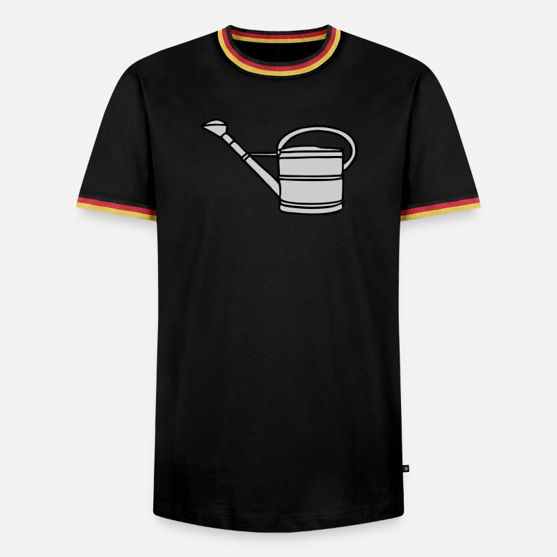 Watering can - Men's Ringer Shirt - black/tricolour
