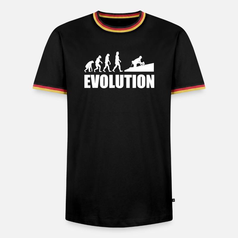 Evolution to Innovation - Men's Ringer Shirt - black/tricolour