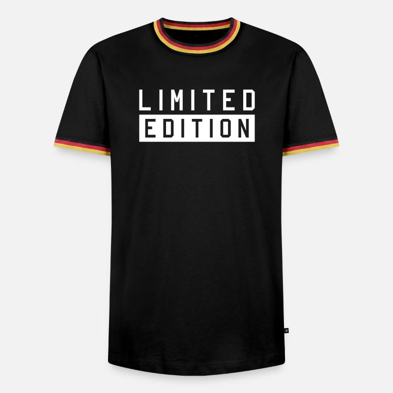 Édition limitée - T-shirt contrasté Homme - noir/tricolore