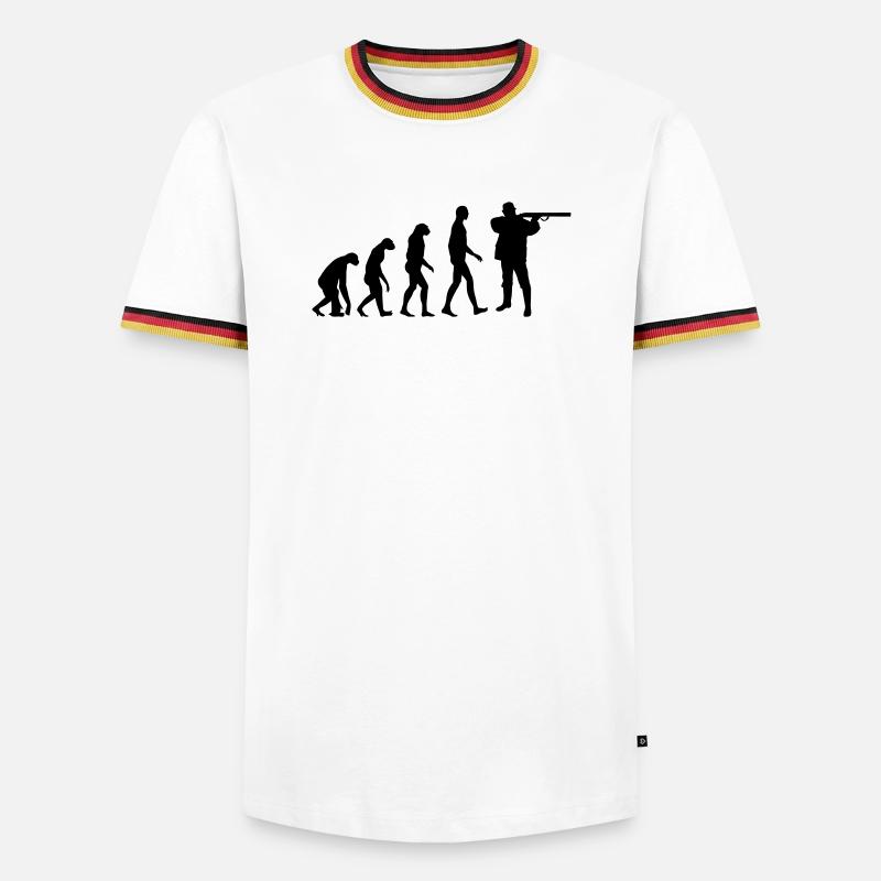Hunter Evolution - Hunting - Men's Ringer Shirt - white/tricolour