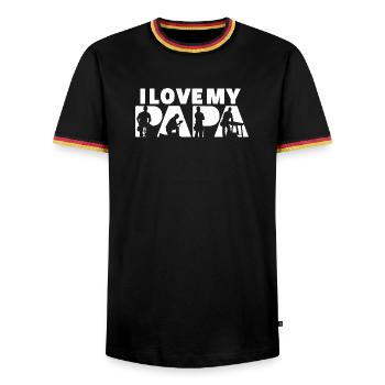 Carpenter Definition Funny Woodworker Joiner Gift - Men's Ringer Shirt - black/tricolour - Front - AI Model Male 178 light (178cm) & AI Model Male 185 light (185cm)