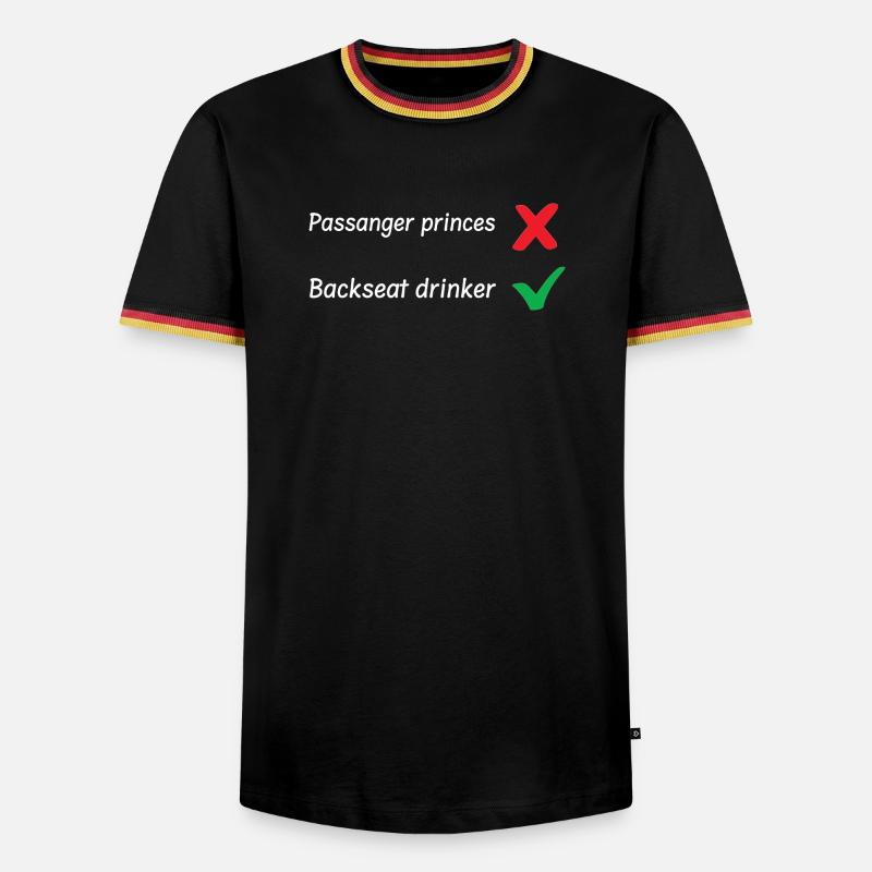 Backseat Drinker - Men's Ringer Shirt - black/tricolour