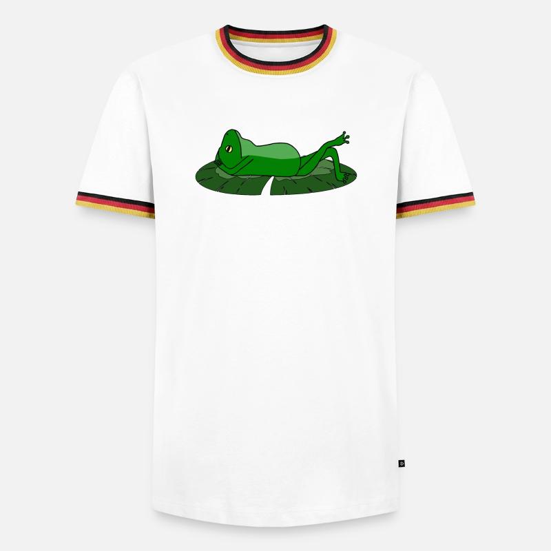 Frog Toad Chill Toad - Men's Ringer Shirt - white/tricolour
