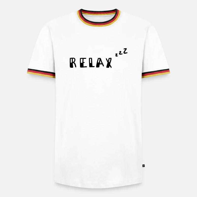 Relax - Men's Ringer Shirt - white/tricolour