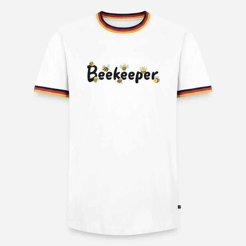 Beekeeper Beekeeper Beekeeping - Men's Ringer Shirt - white/tricolour